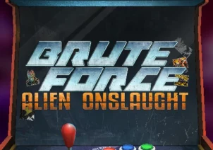 brute force alien onslaught slot logo