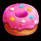 candy treasures slot doughnut symbol