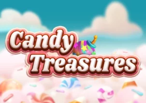 candy treasures slot logo