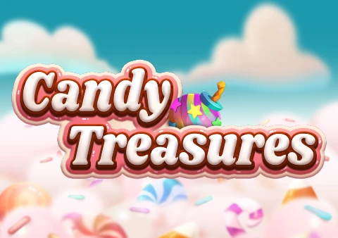 candy treasures slot logo
