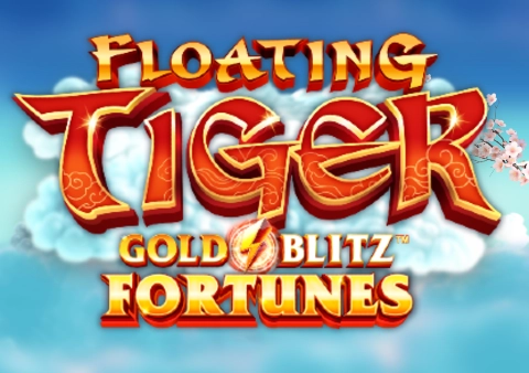 floating tiger gold blitz fortunes slot logo
