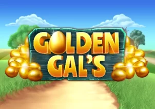 golden gals slot logo