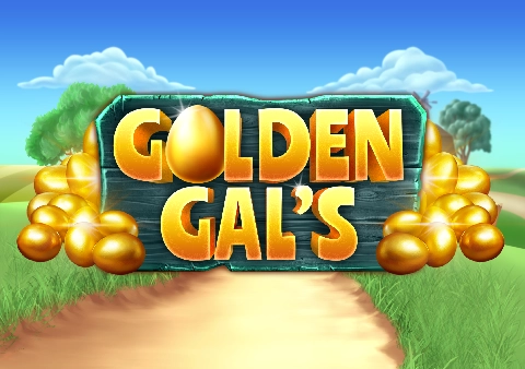 golden gals slot logo