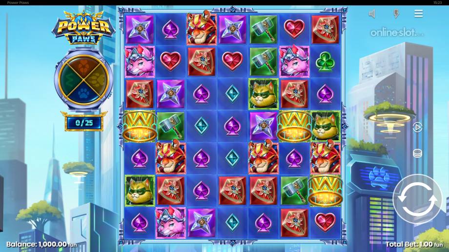 power paws slot base game