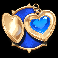 rainbow princess blue locket symbol