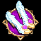 rainbow princess shoes symbol