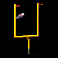 red zone blitz hold and win goalposts symbol