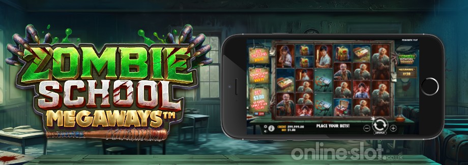 zombie school megaways mobile slot