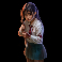 zombie school megaways slot female student with a bat symbol