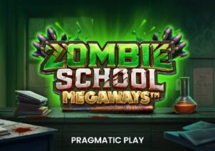 zombie school megaways slot logo