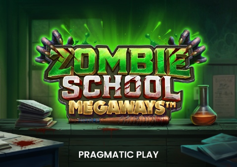 zombie school megaways slot logo