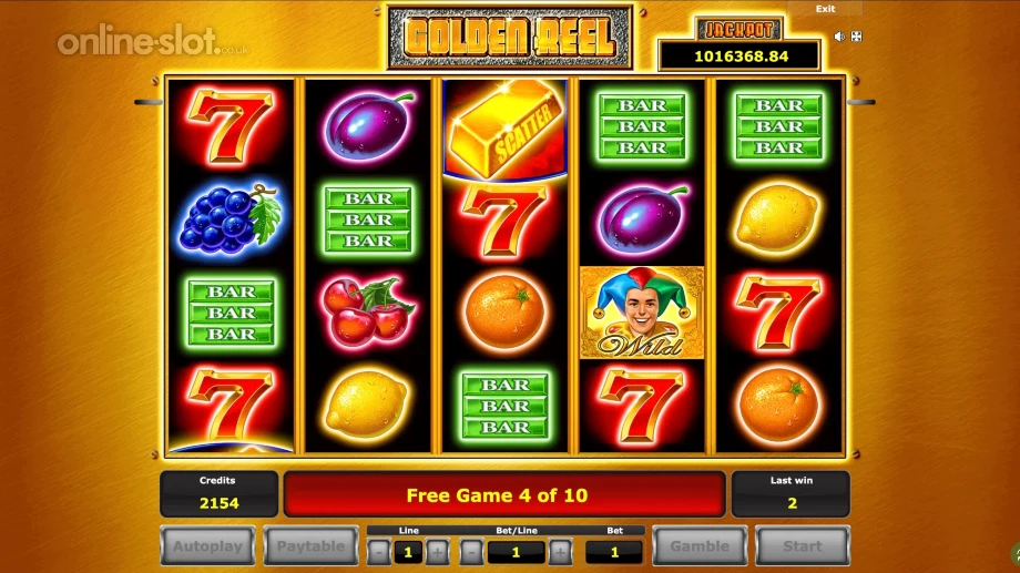 Golden Reel Slot Free Spins