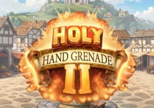 holy hand grenade 2 dream drop slot logo
