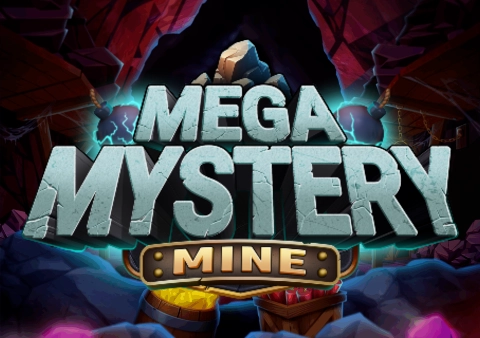 mega mystery mine slot logo