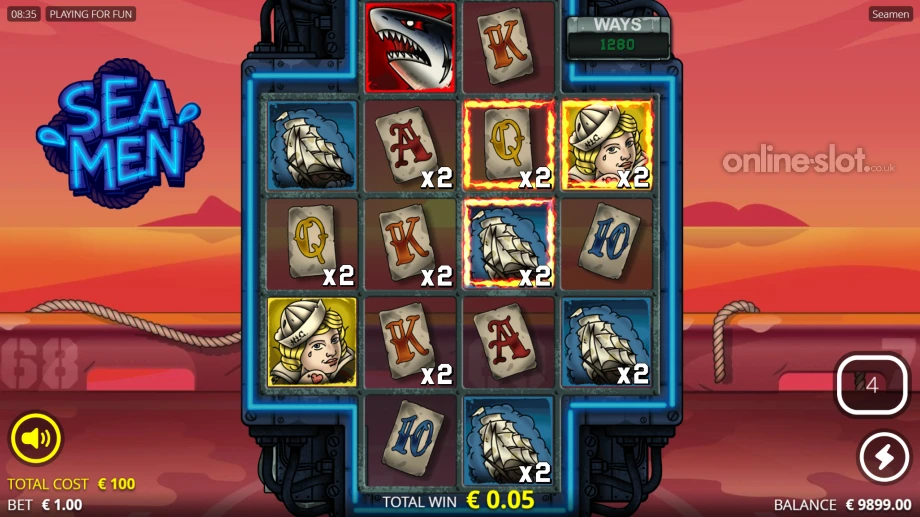 seamen slot rigged spins