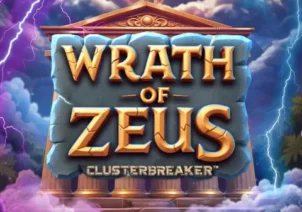 wrath of zeus clusterbreaker slot logo