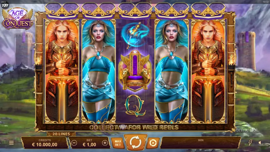 age of conquest slot base game