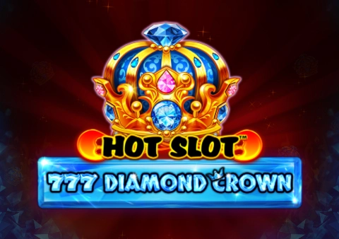 Hot Slot 777 Diamond Crown Slot Logo