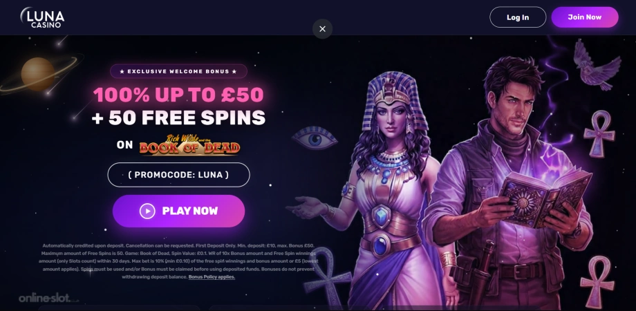 luna casino slots