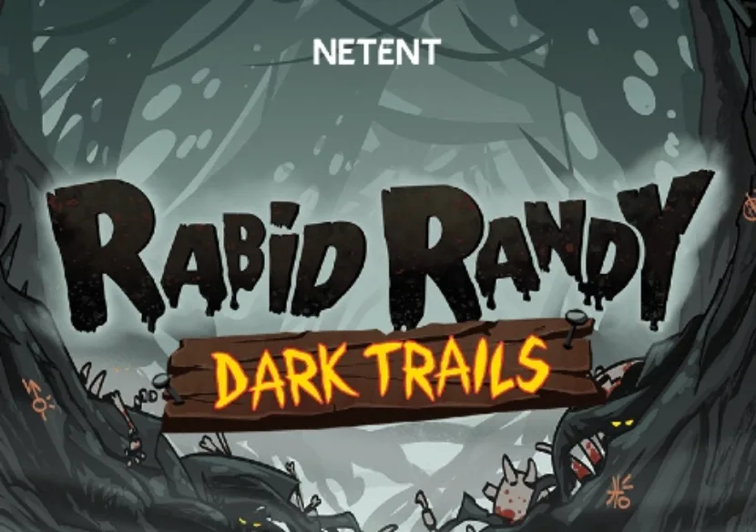 rabid randy dark trails slot logo