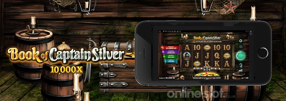 book of captain silver mobile slot