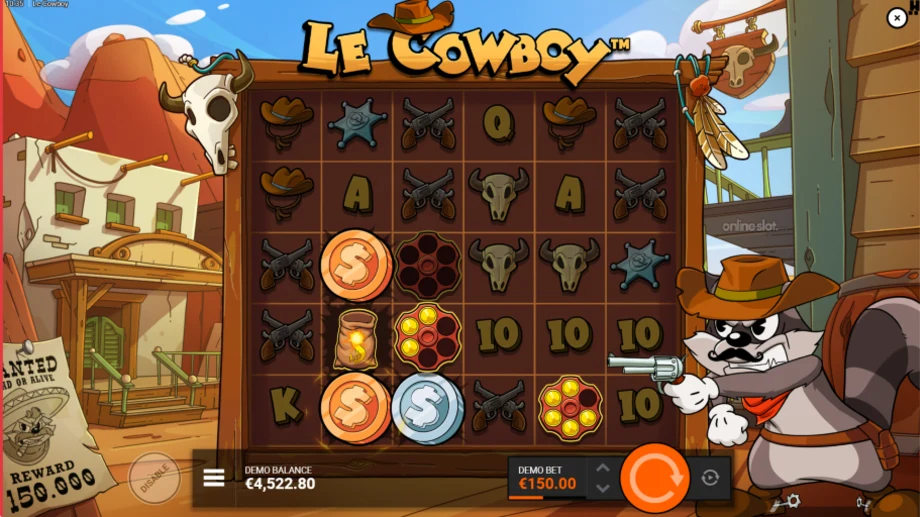 le cowboy slot trail of trickery