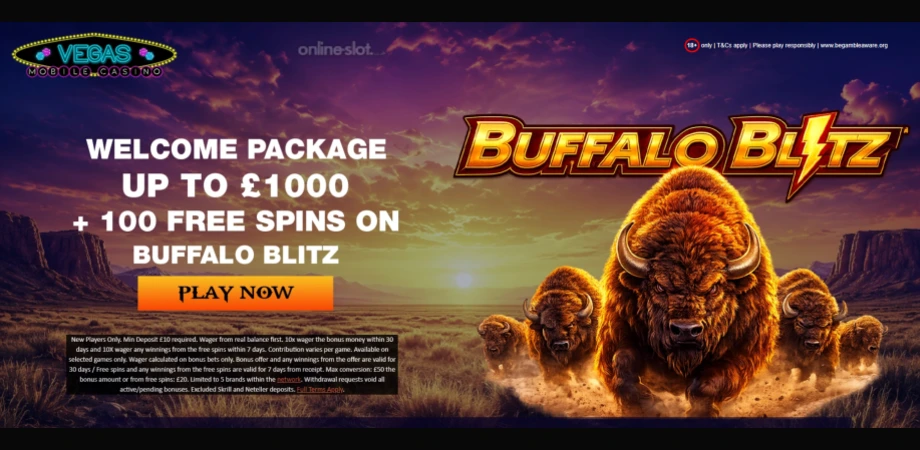 vegas mobile casino welcome offer