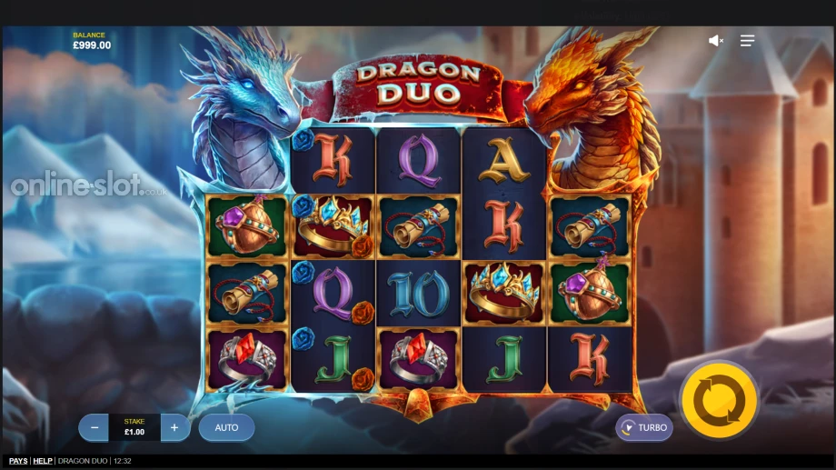 dragon duo slot base game