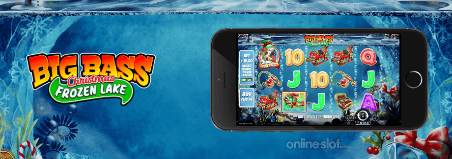 big bass christmas frozen lake mobile slot