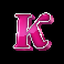 diamond supernova 100 letter k symbol