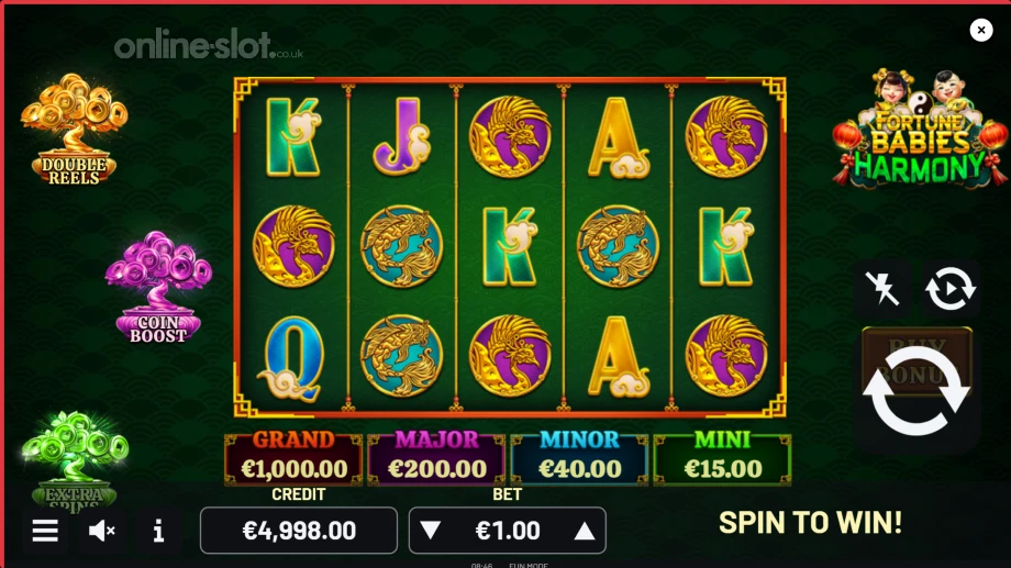 fortune babies harmony slot base game