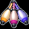 jokers jewels hold and spin juggling pins symbol
