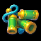 lucky fortune tree green bells symbol