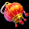lucky fortune tree red lantern symbol