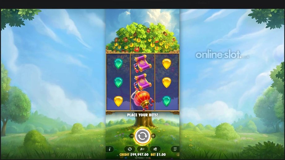 lucky fortune tree slot base game
