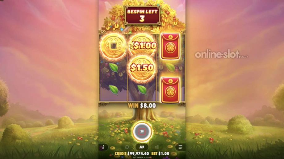 lucky fortune tree slot respins