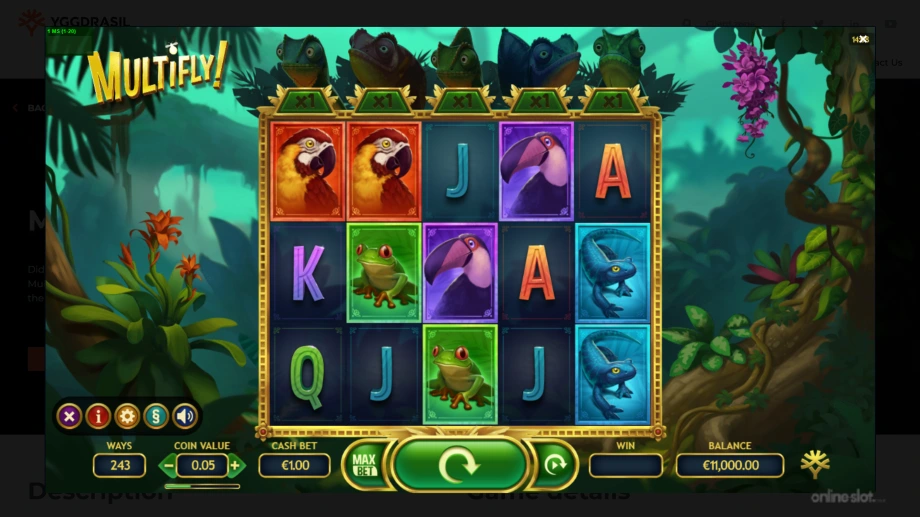 multifly multimax slot base game