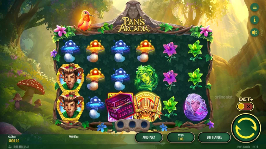pans arcadia slot base game