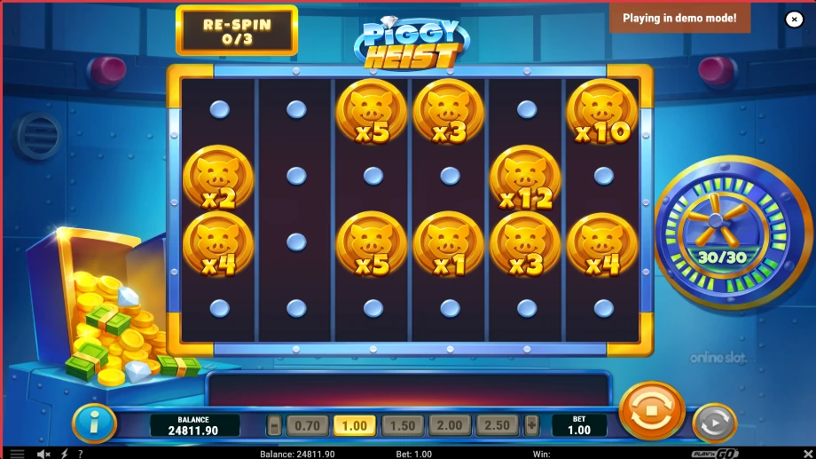 piggy heist slot free spins