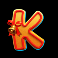 santas slay slot k symbol
