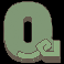 smoking dragon letter q symbol