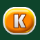 stickers slot k symbol
