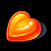 sugar rush super scatter orange heart symbol