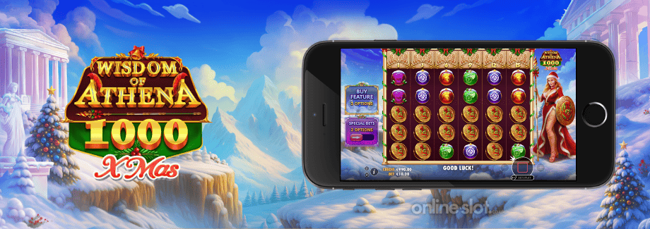 wisdom of athena 1000 xmas mobile slot