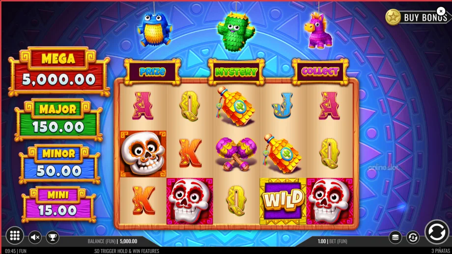 3 pinatas slot base game