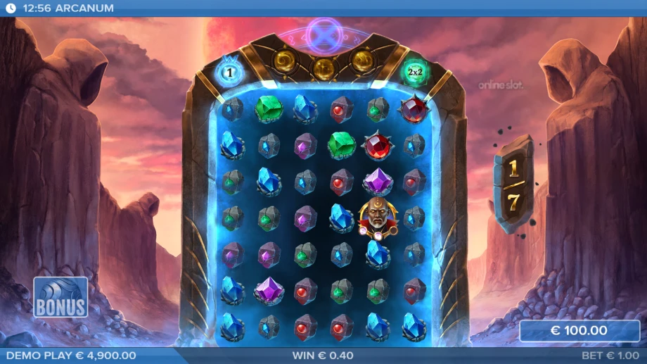 arcanum slot free spins