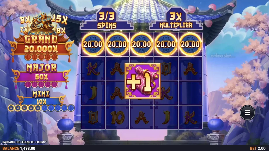 baozang the legend of 3 coins slot free spins