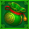 baozang the legend of 3 coins slot green pouch symbol