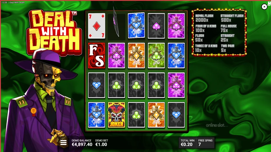 deal with death slot bonus
