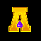 diamond supercharge letter a symbol
